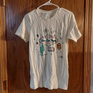 Bella Canvas Cream Kids Tee with Las Vegas Printor Kix Dance